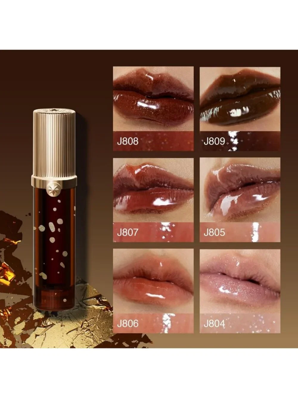 High Shine Lip Gloss | Rich Color, Long-Lasting Tint, Hydrating, Non-Sticky